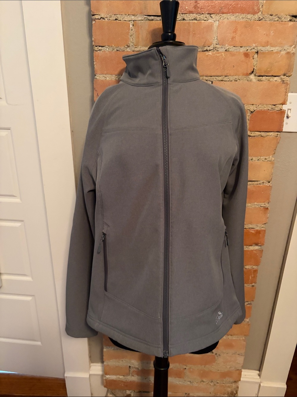 L.L. Bean Women's Light Gray Softshell Jacket